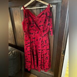 Deadly Dames Tie Me Up dress XL